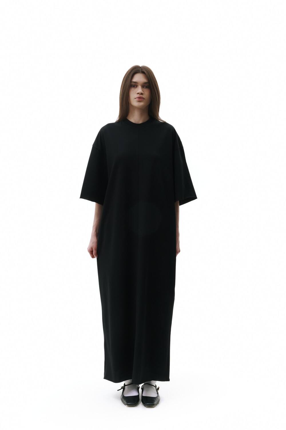 T-shirt dress black